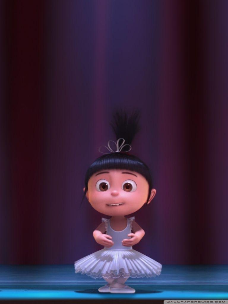 768x1024 Agnes Ballet Despicable Me HD Wallpaper