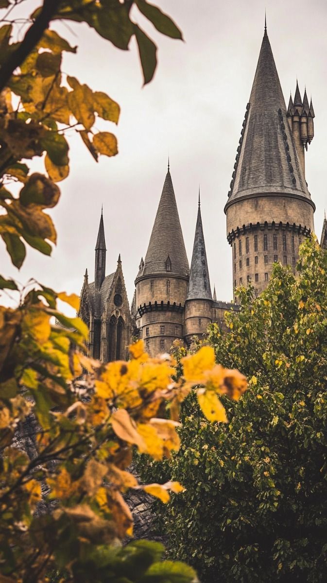 673x1200 Autumn at Hogwarts