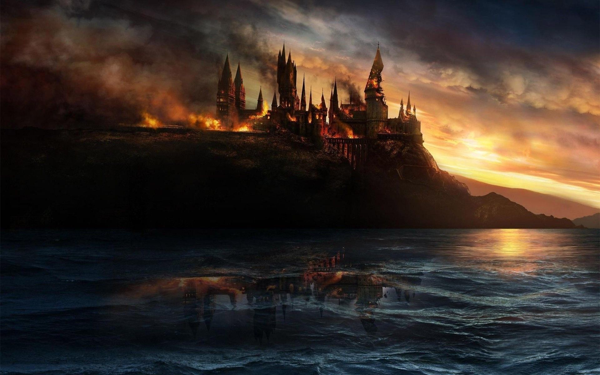 1920x1200 Harry Potter Autumn Wallpaper