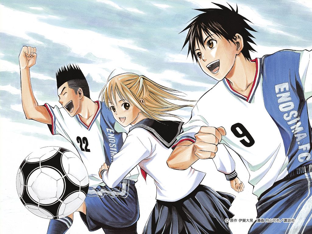 1024x768 Area no Kishi (The Knight In The Area) Wallpaper by Tsukiyama Kaya Anime Image Board