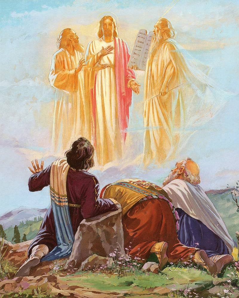 800x1000 Catholic print picture, MOSES AND ELIJAH P x 10 ready to be framed: Posters & Prints