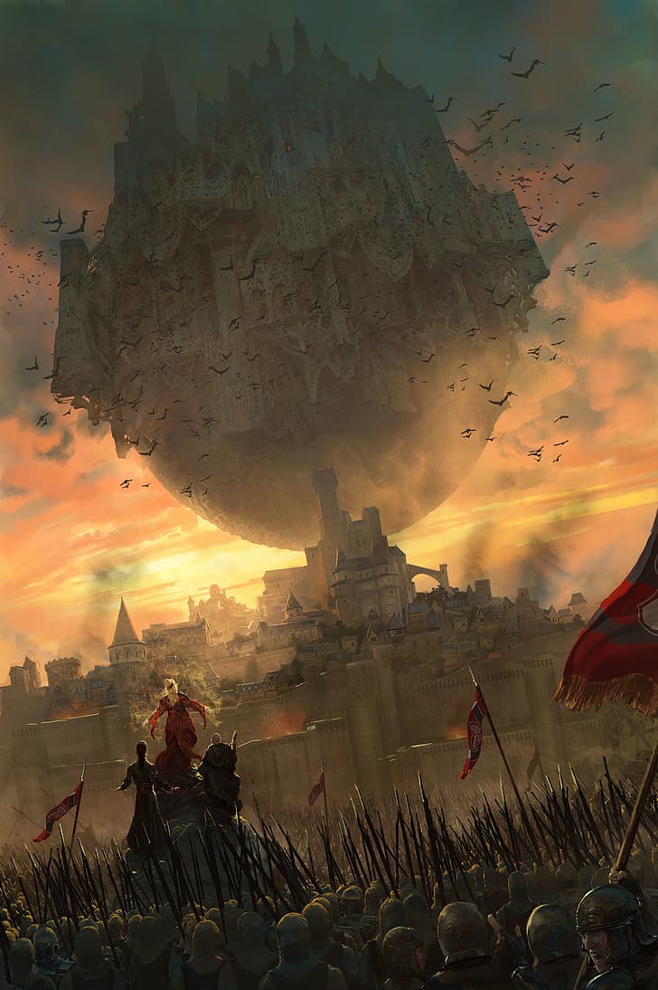 728x1094 HD wallpaper: fantasy art, Malazan, Malazan Book of the Fallen, dark fantasy