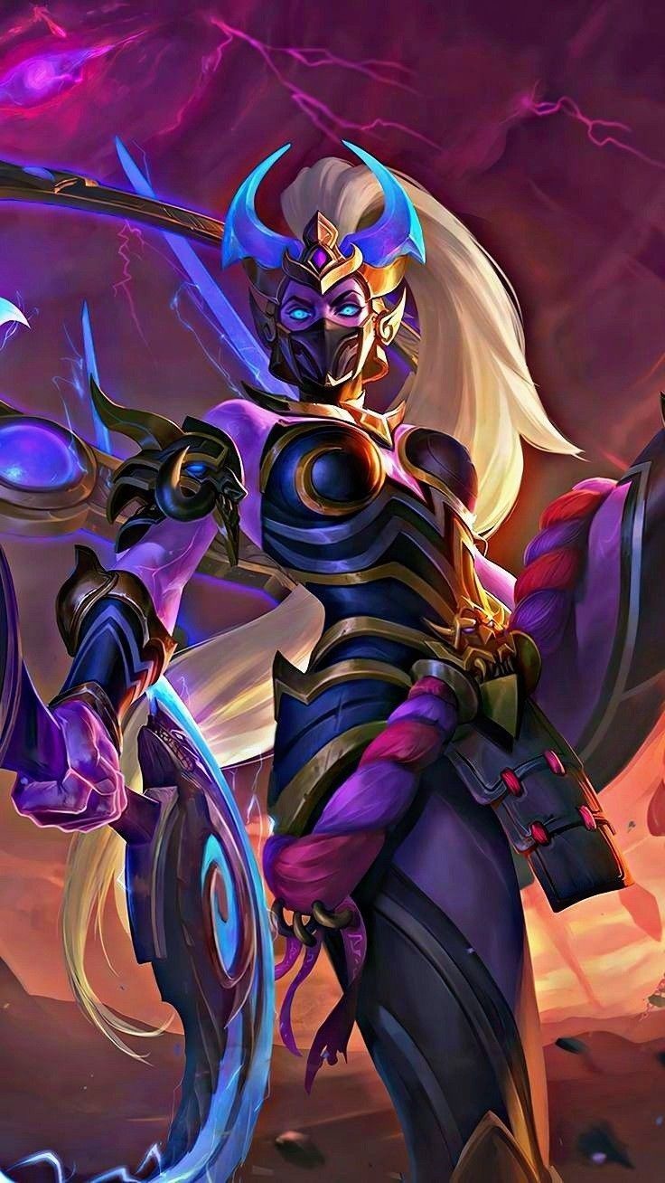 736x1308 Hanabi Wallpaper. Mobile Legends Bang Bang