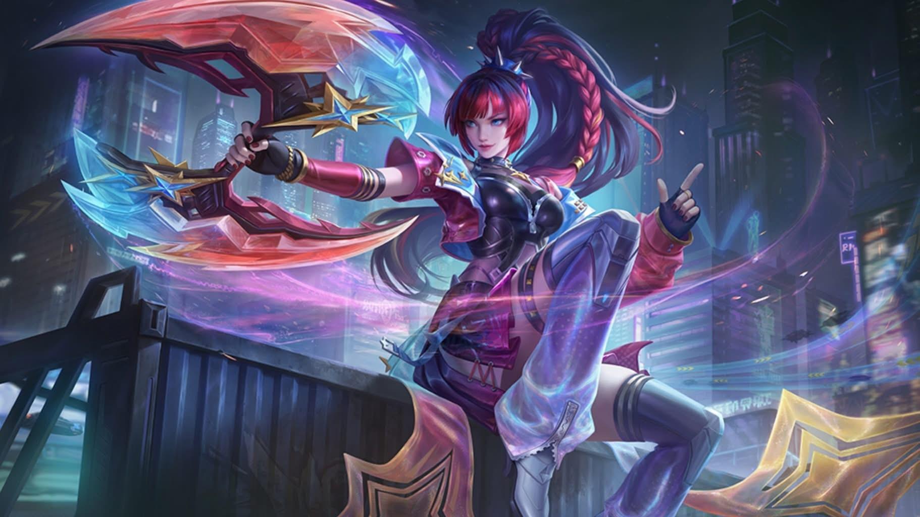 1822x1024 Splash Art of Hanabi's Golden Month Special Skin