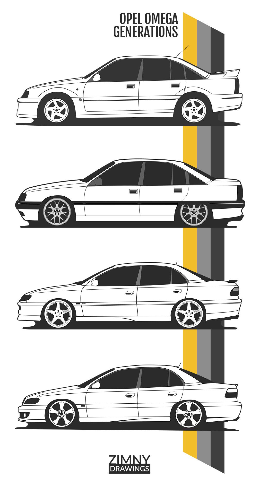 1066x2000 Opel Vauxhall Omega Generations