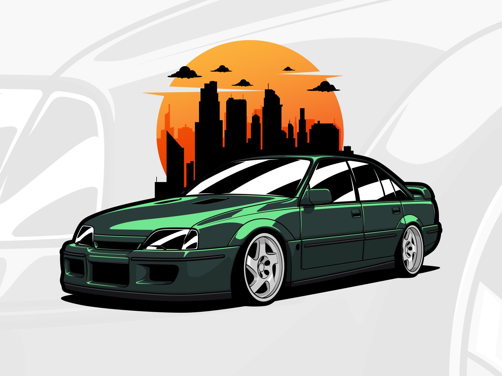 1600x1200 Lotus Omega Carlton by Karolis Bagdonavičius on Dribbble