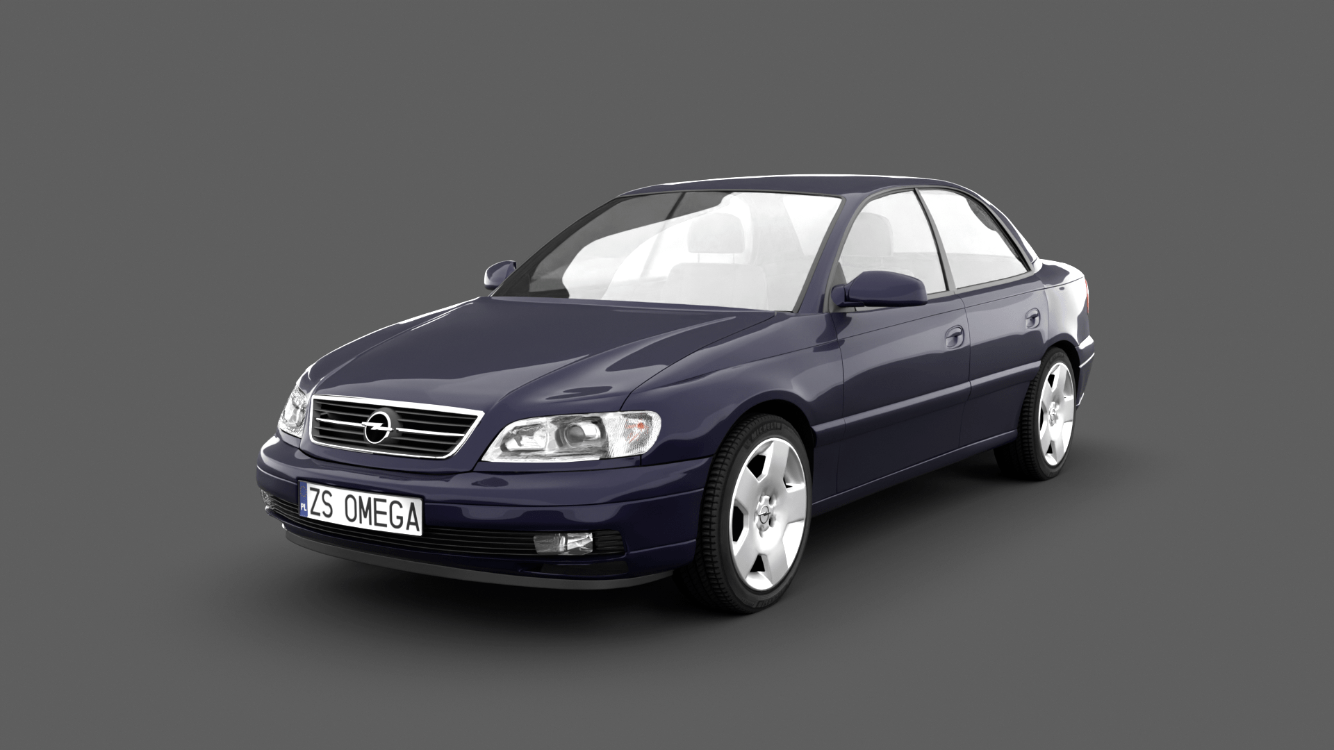 1920x1080 Opel Omega B fl 3D model by Michał Pieczyński on Dribbble