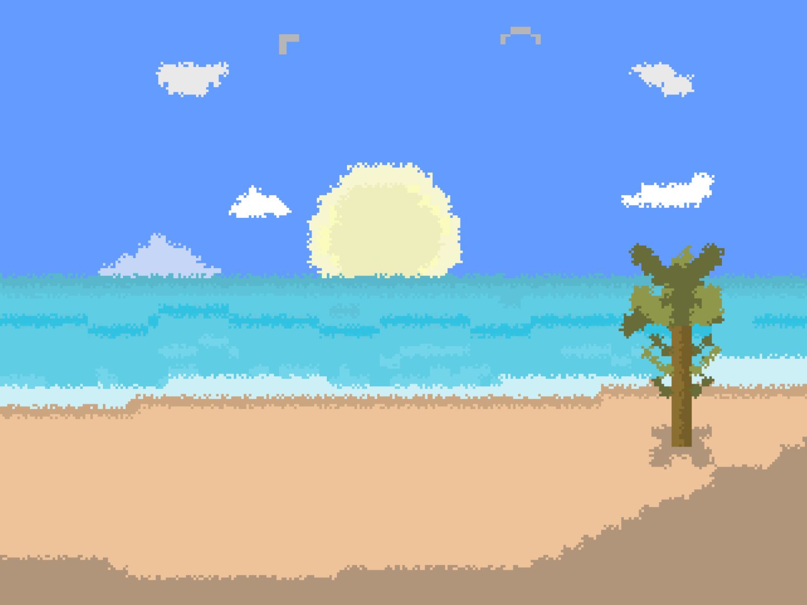 1600x1200 Beach V2 Art by Wagner Ponciano de Souza on Dribbble
