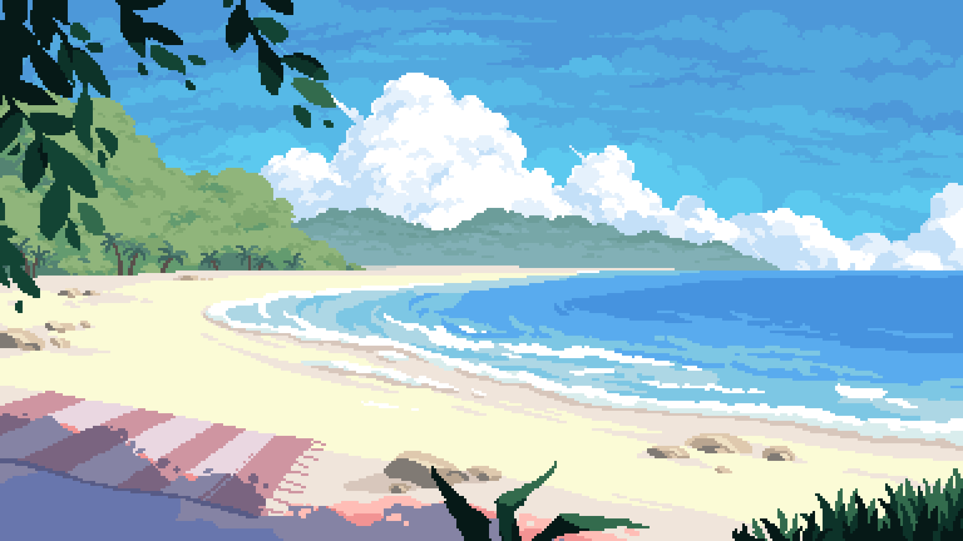 1920x1080 i went to the beach today