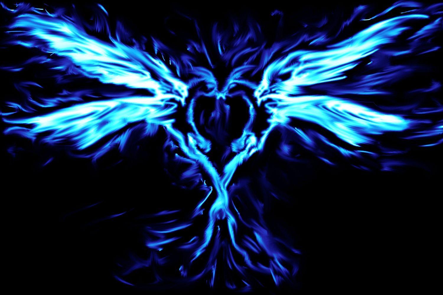 1500x1000 Neon Phoenix Wallpaper .