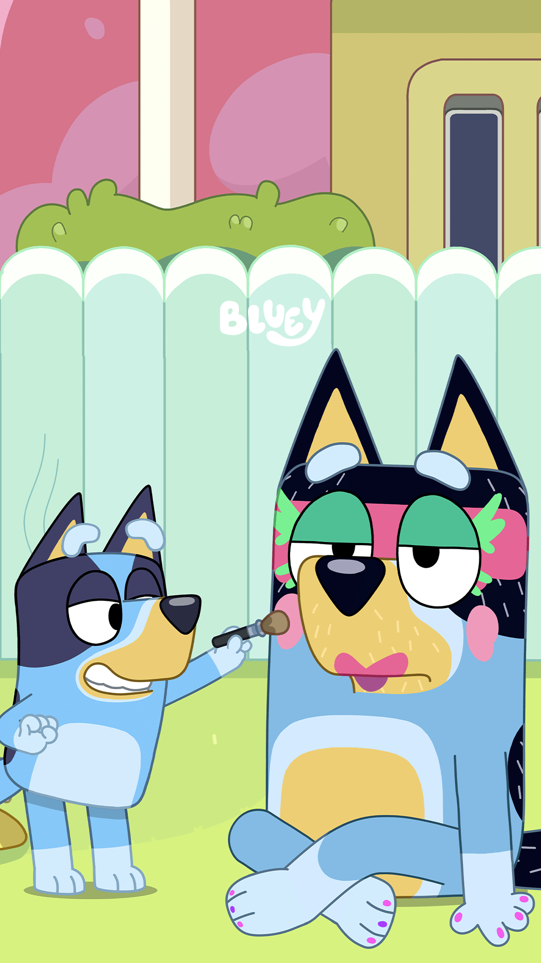 1080x1920 Free Bluey phone wallpaper: Halloween costume png picture