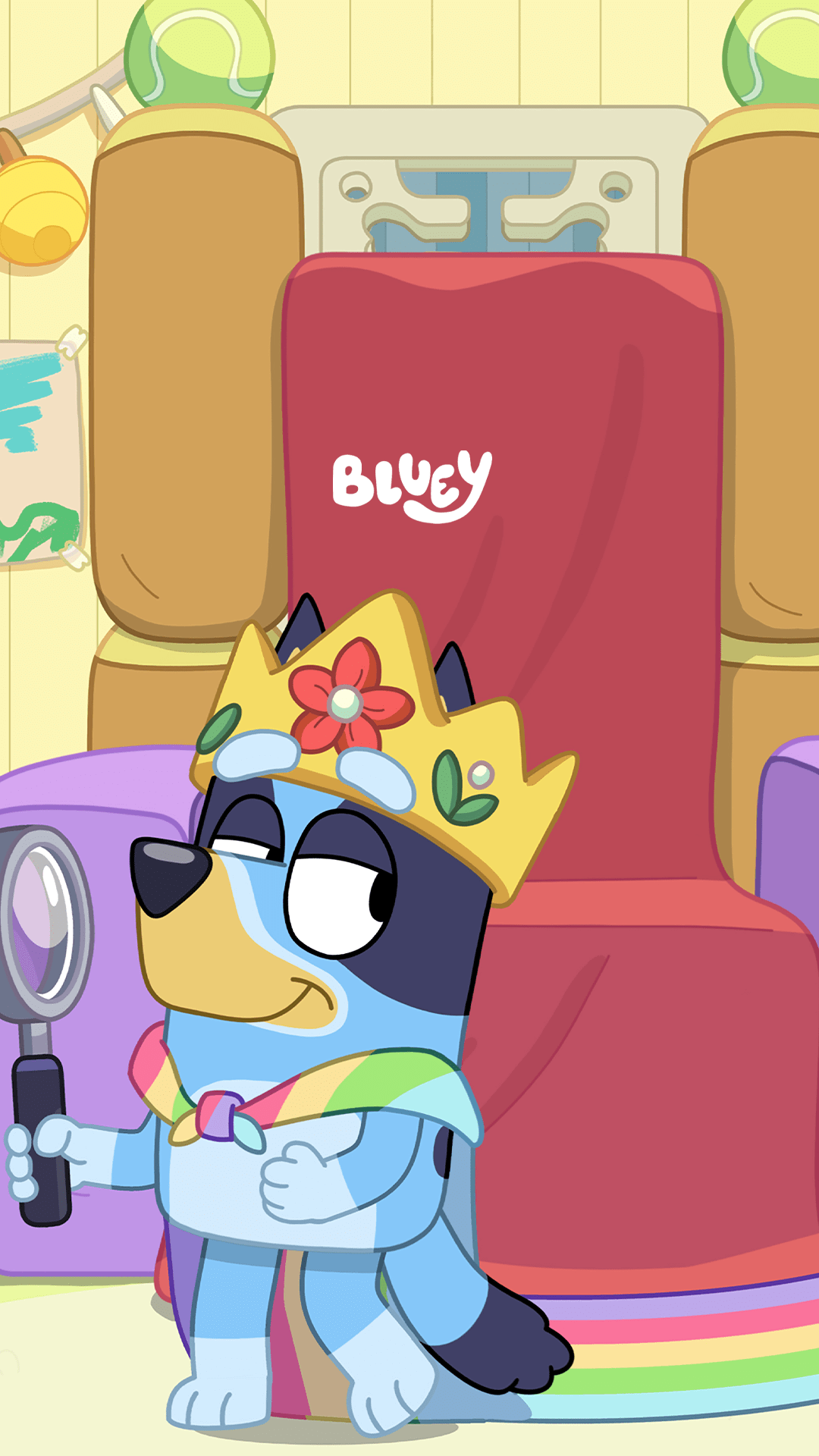 1080x1920 Free Bluey phone wallpaper: Halloween costume png picture