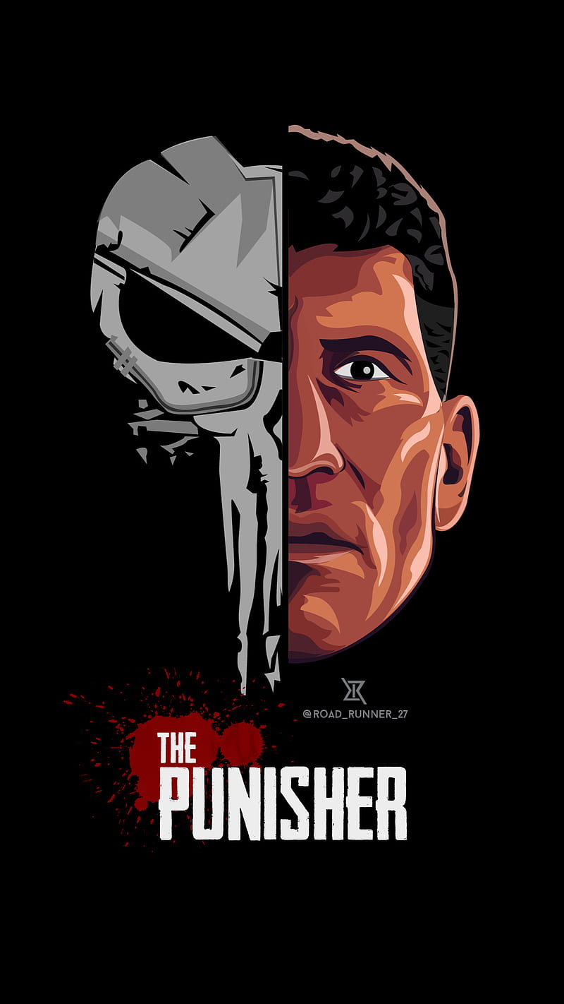 800x1422 Punisher, marvel, netflix, superhero, series, frank castle, daredevil, art, HD phone wallpaper