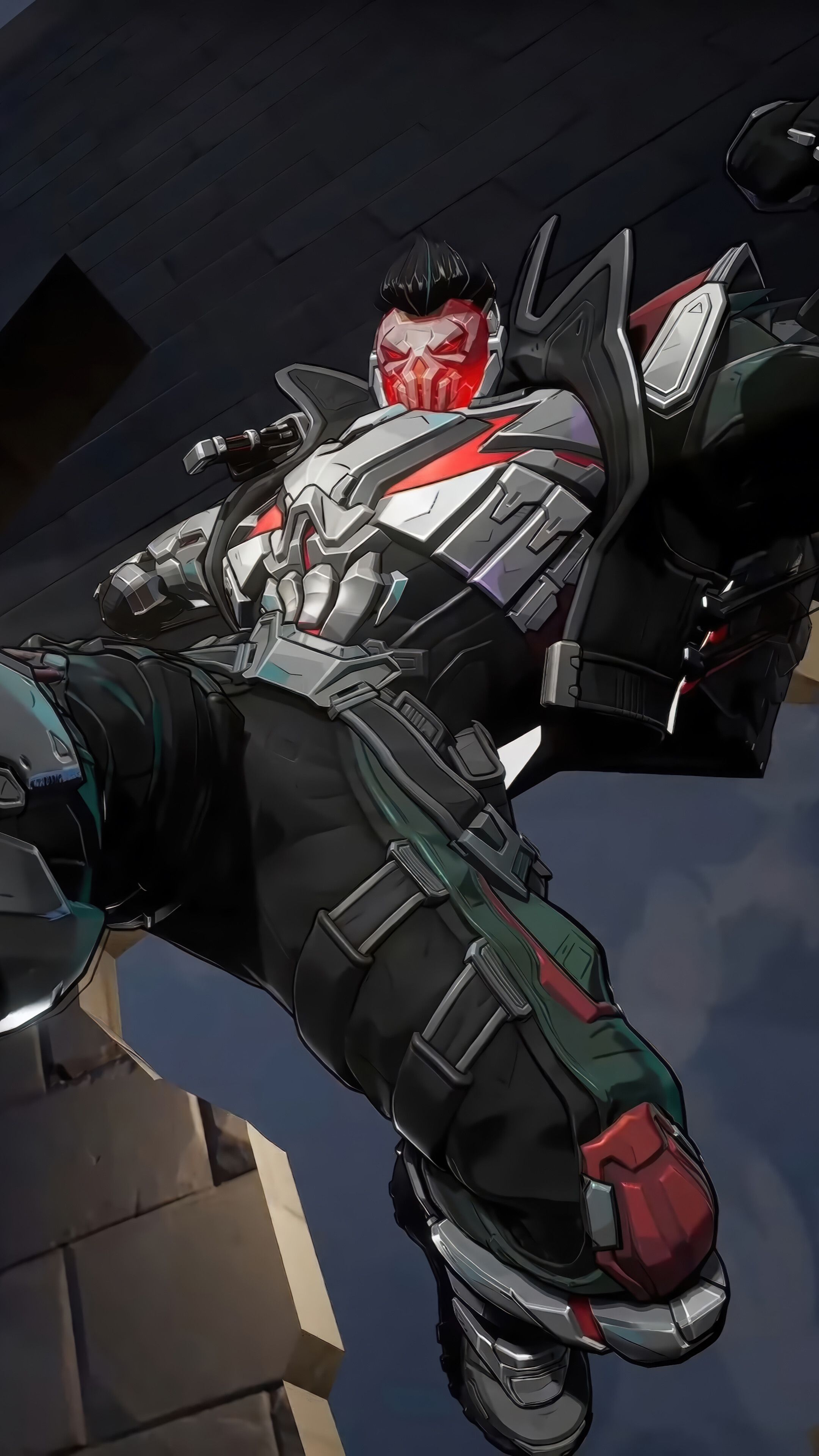 2160x3840 Punisher Marvel Rivals Punisher 2099 Skin 4K Wallpaper iPhone HD Phone c