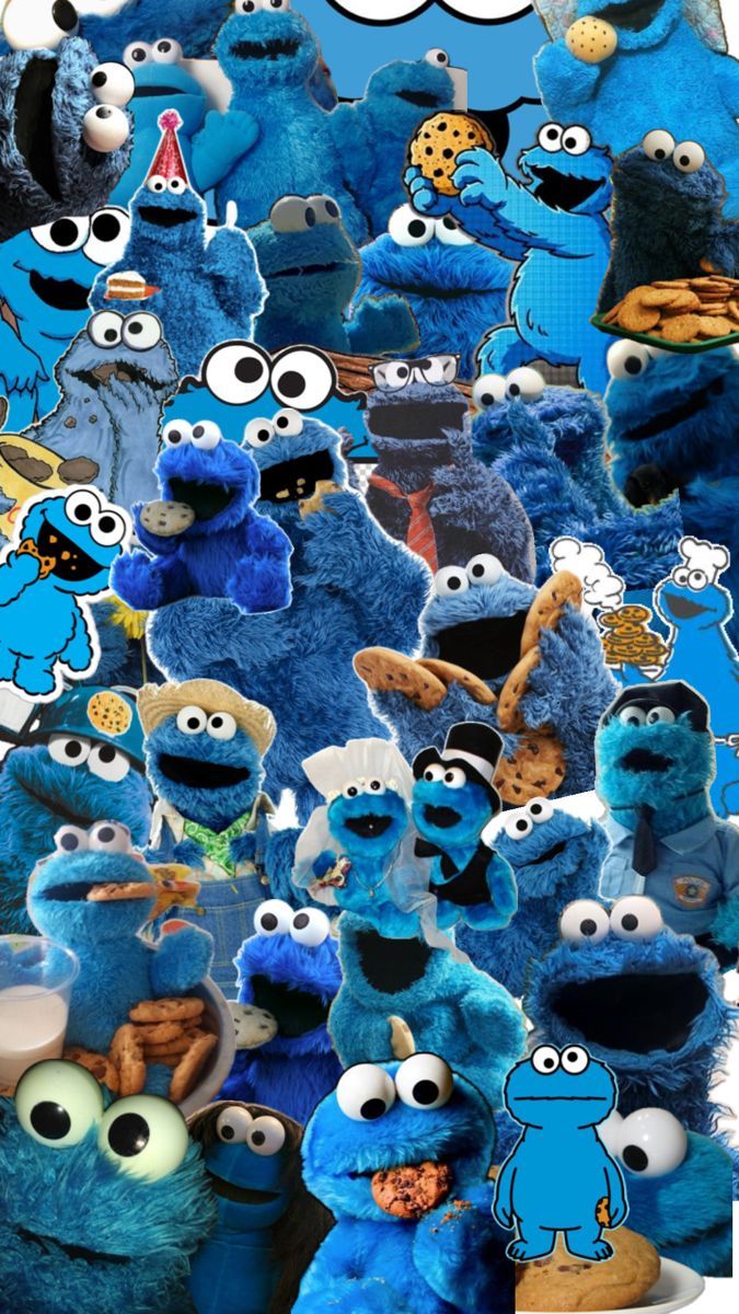675x1200 Elmo And Cookie Monster Wallpaper