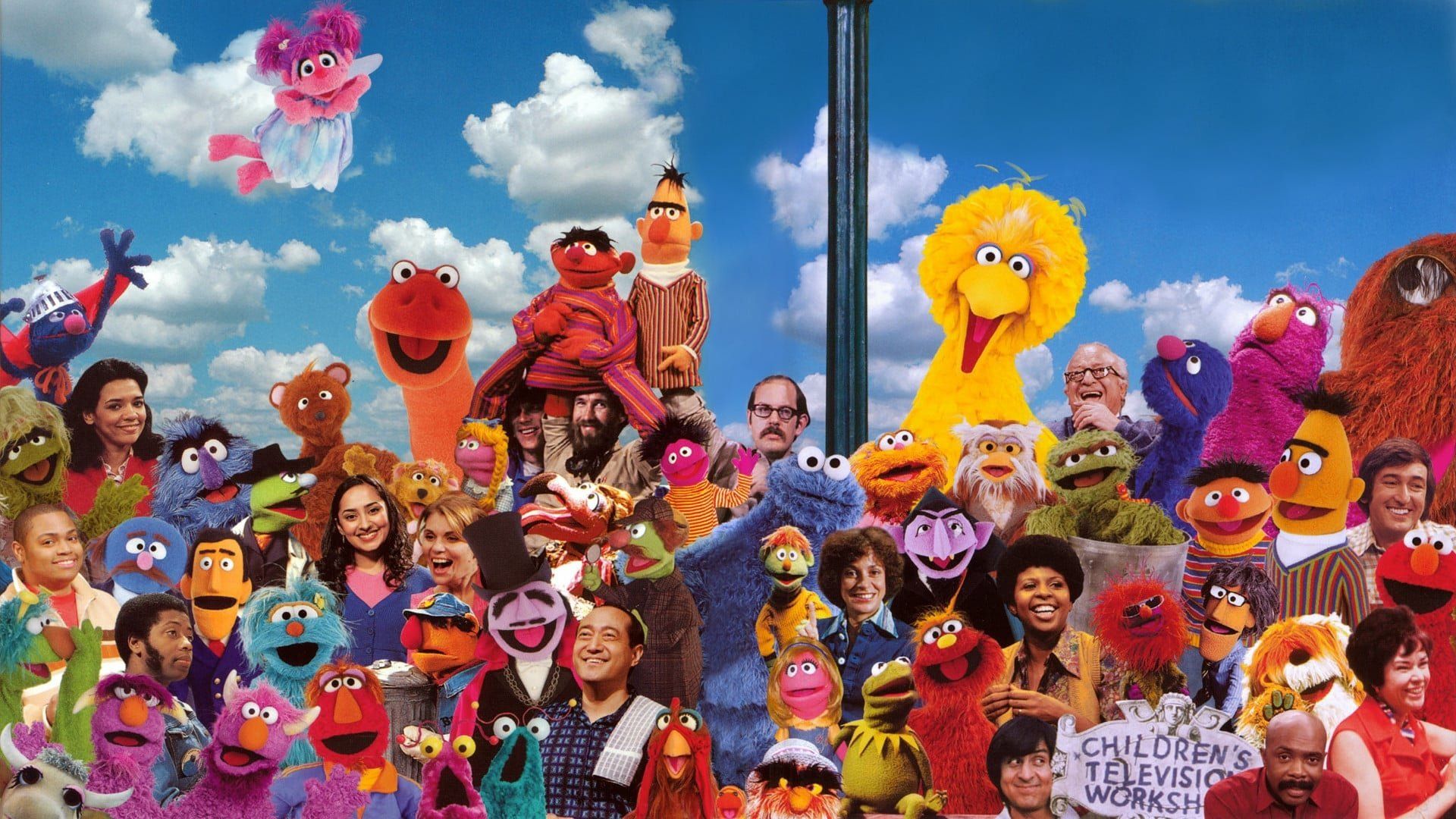 1920x1080 Sesame Street All Stars: Kermit, Big Bird, Elmo & Friends