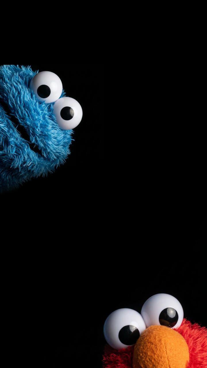 720x1280 Elmo Cookie Monster Googly Eyes Wallpaper