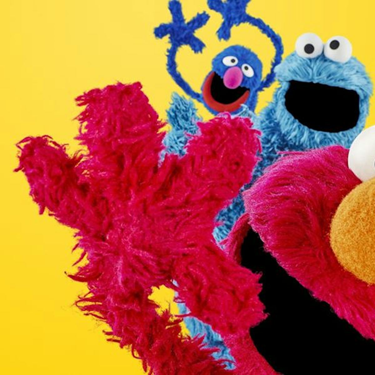 1200x1200 Free 'Sesame Street' Zoom Background Feature Cookie Monster & More