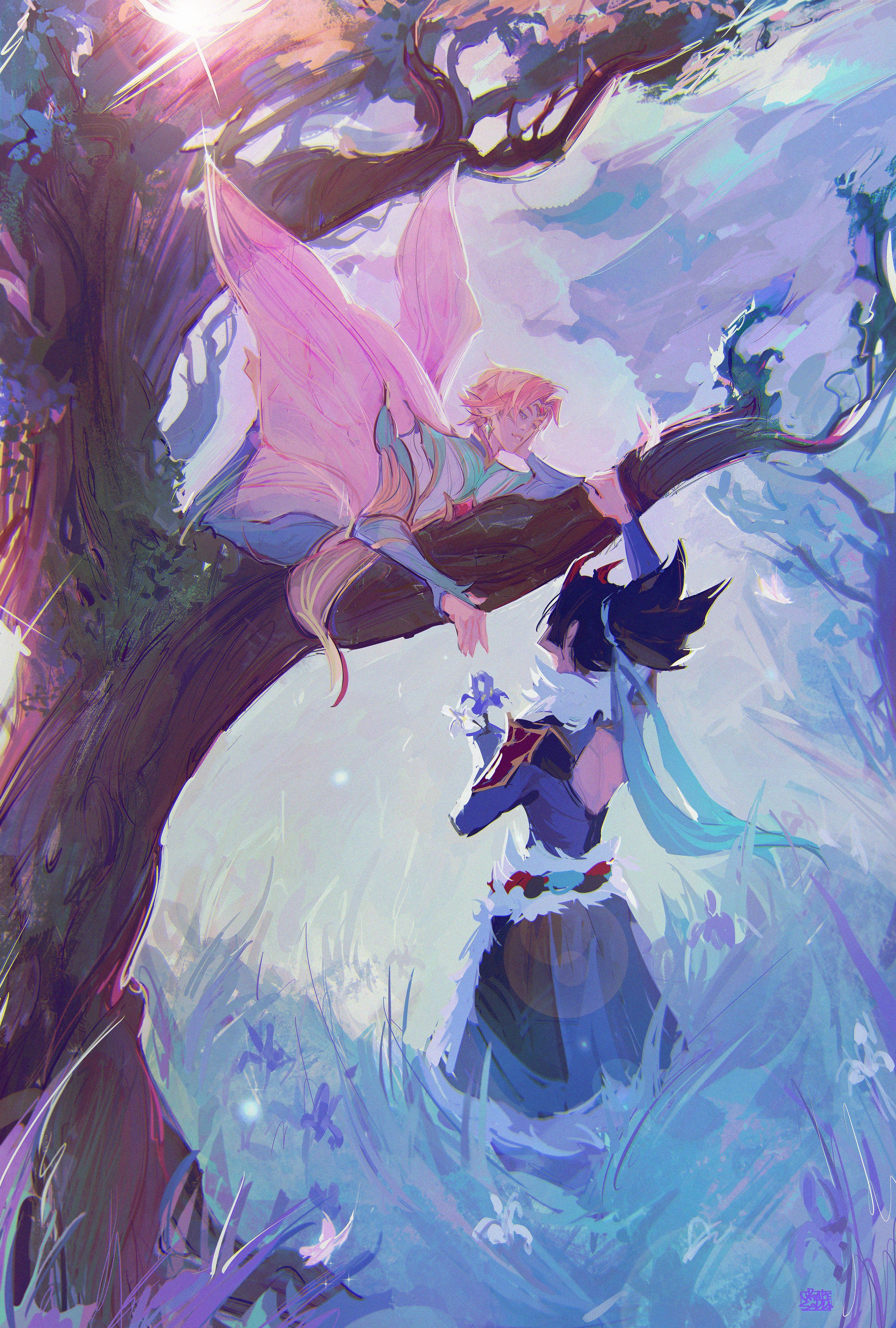 2700x4000 Snow Moon Kayn Anime Image Board