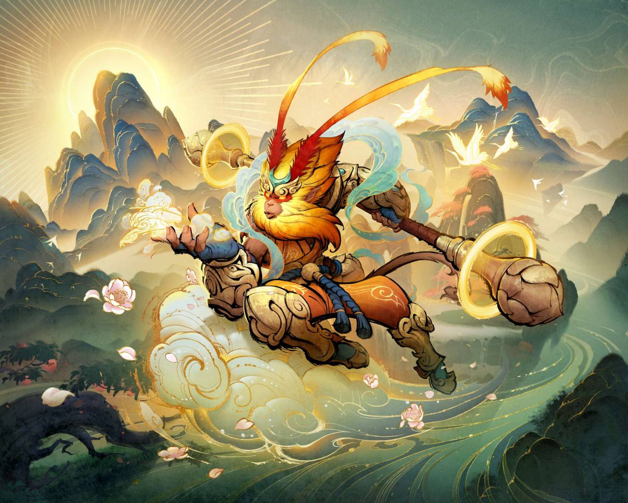 1280x1024 Space Dragon