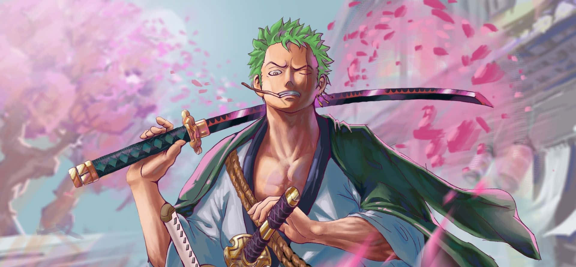 1920x890 One Piece Swords Wallpaper