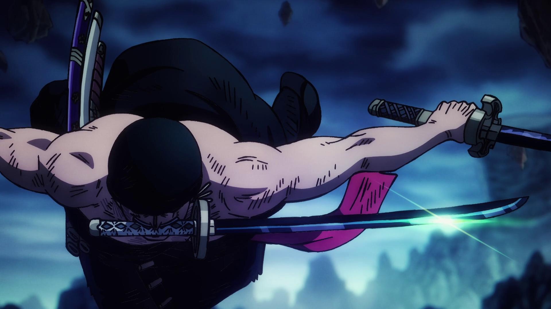 1920x1080 The Three Sword Style Of The Supreme King! Zoro Vs. King