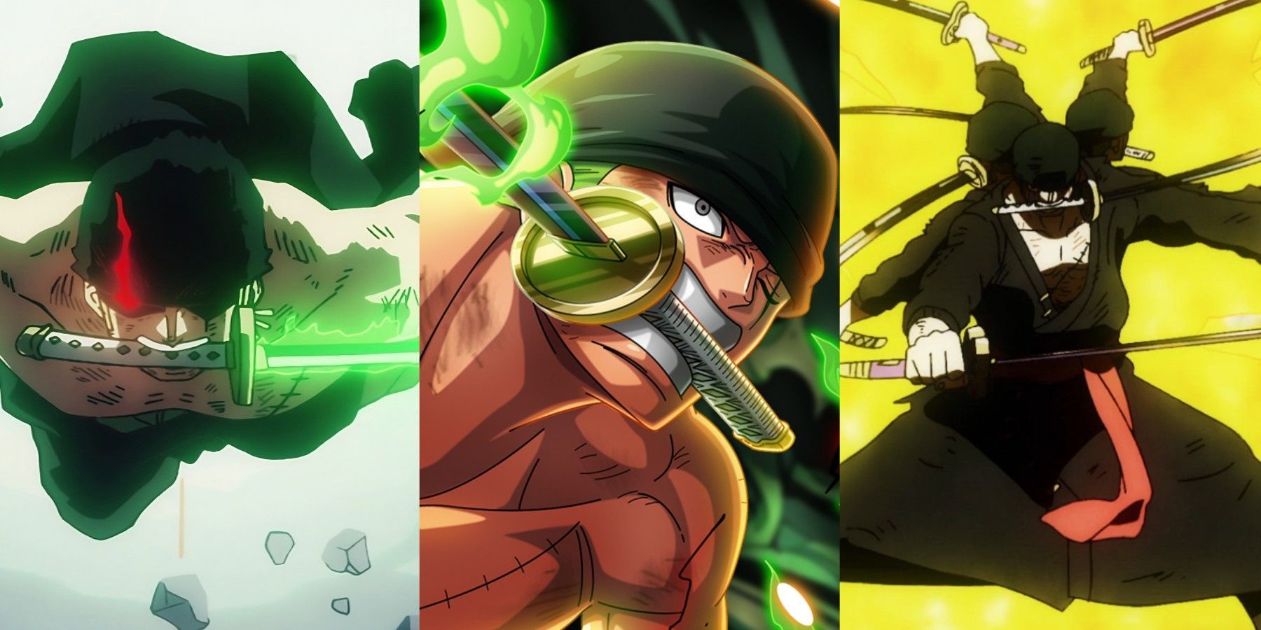 1800x900 One Piece: Zoro Best Swords
