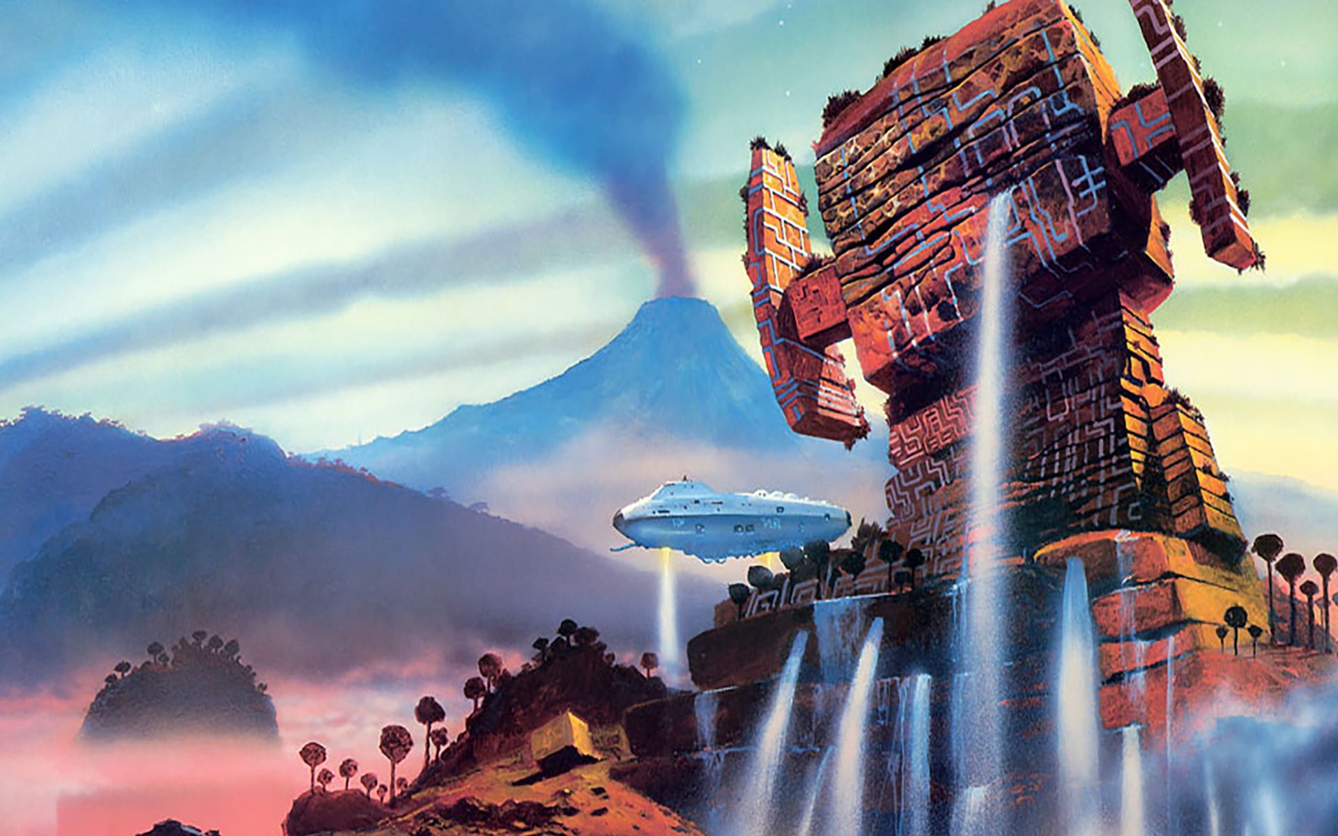 1920x1200 Chris Foss Sci Fi Starship Artist