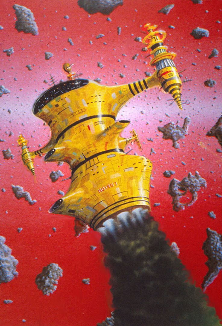 736x1080 Chris Foss Tribute. Red and yellow space ship, Chris foss wallpaper