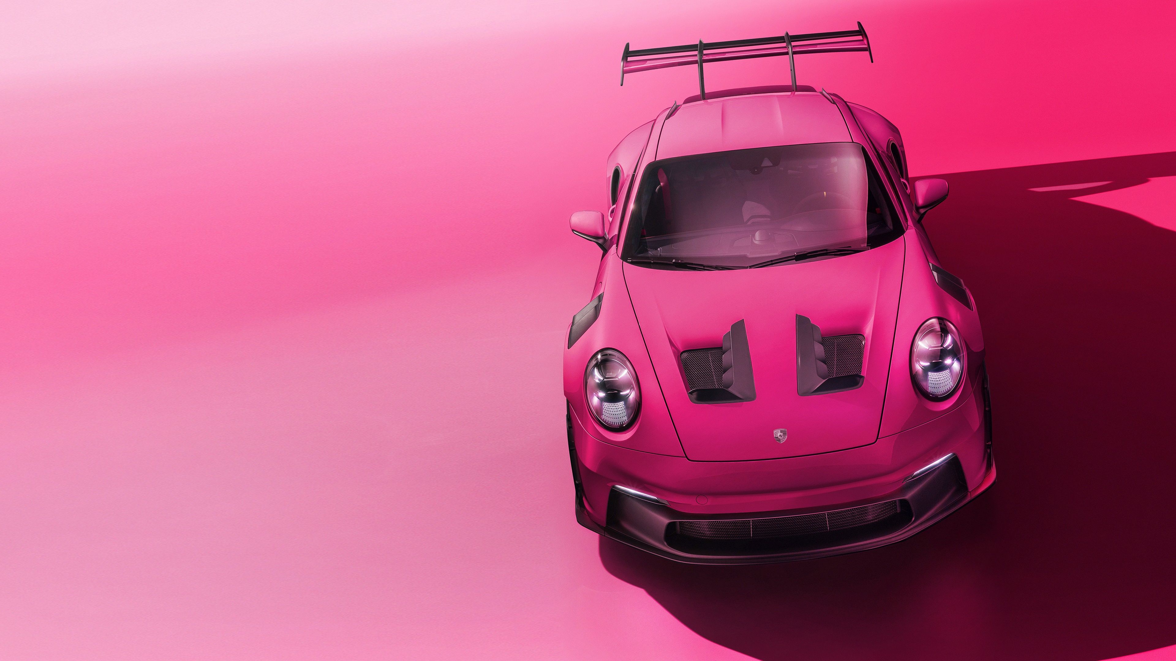 3840x2160 Porsche 911 GT3 RS Pink