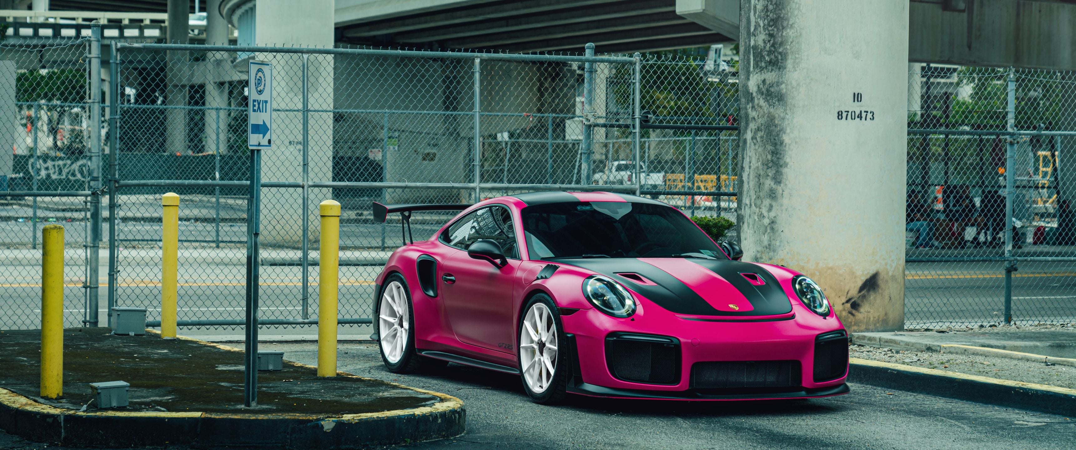 3440x1440 Download Porsche, Porsche Pink, Pink Wallpaper in 3440x1440 Resolution