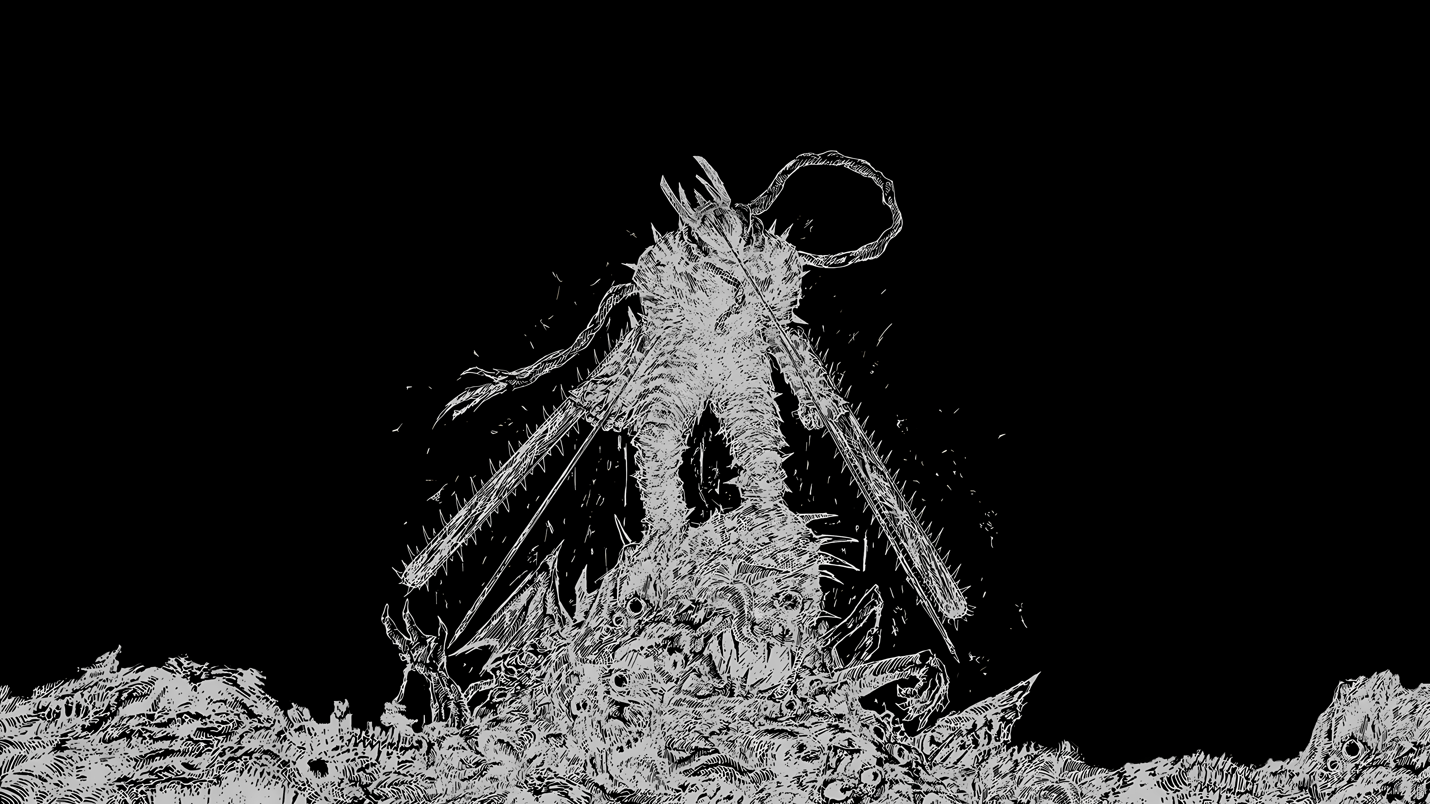 5760x3240 Hero of Hell wallpaper dark version