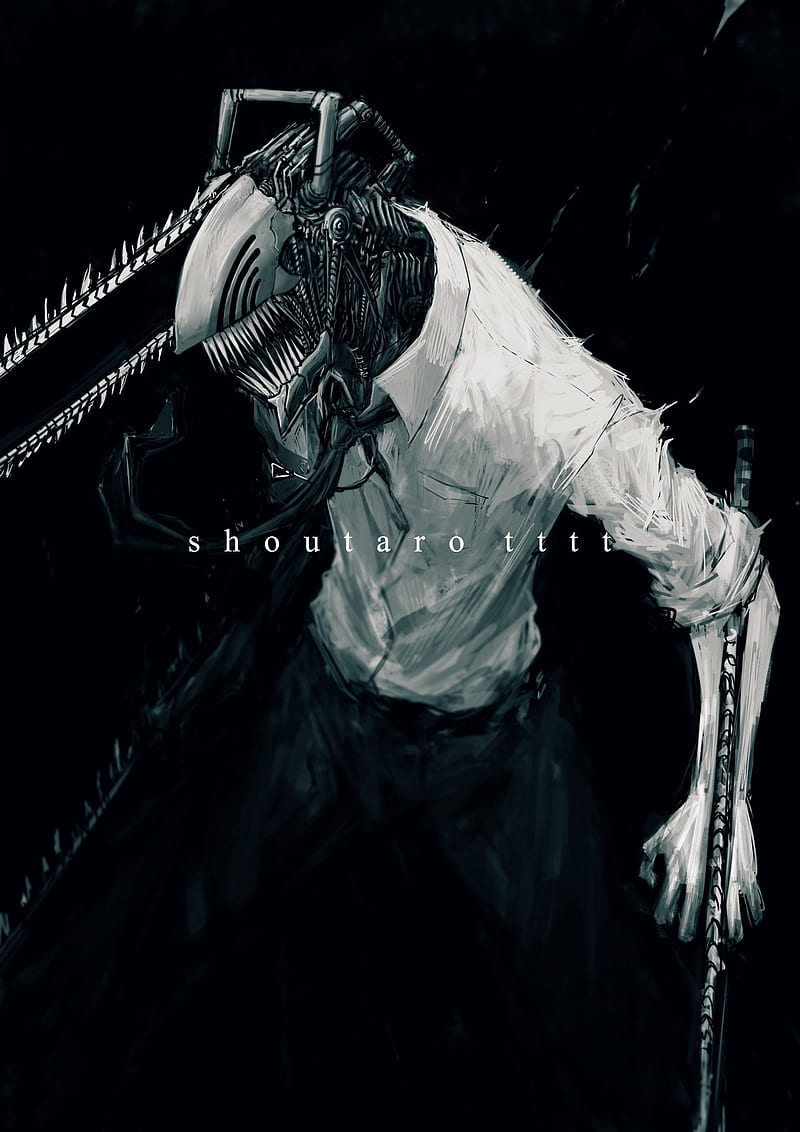 800x1132 Chainsaw Man, anime, creature, HD phone wallpaper