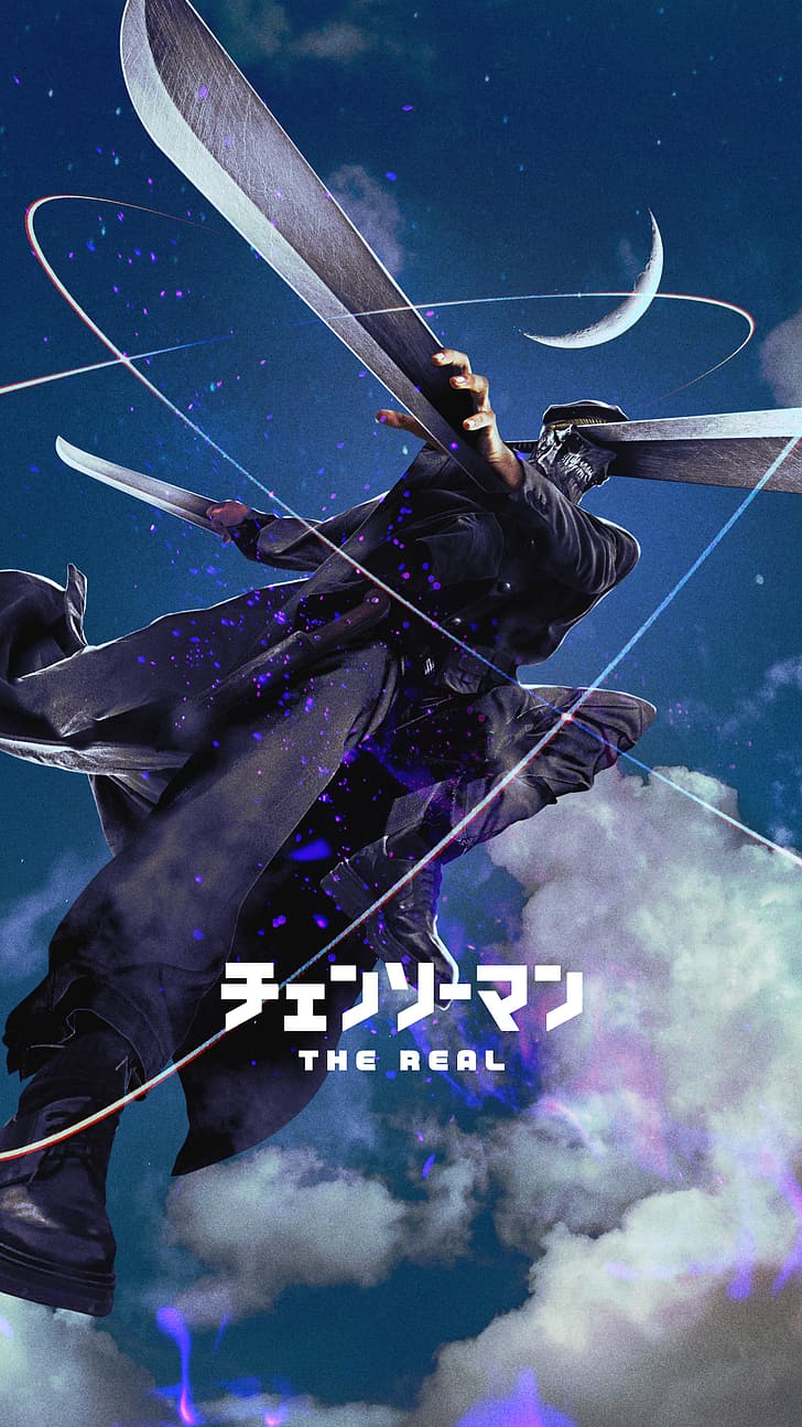 728x1294 Katana Man (Chainsaw Man) 1080P, 2K, 4K, 5K HD wallpaper free download