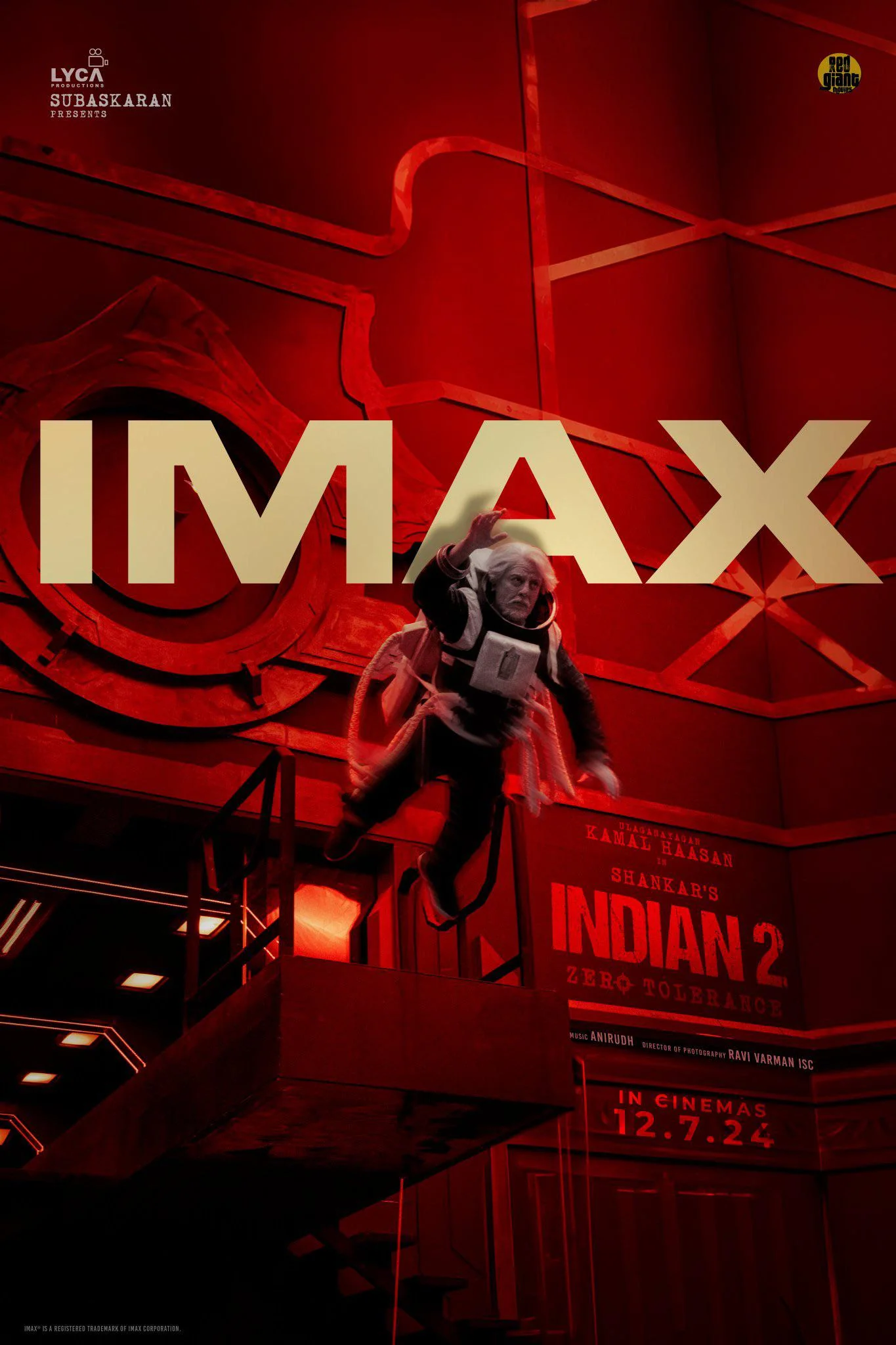1365x2048 Indian 2 IMAX poster
