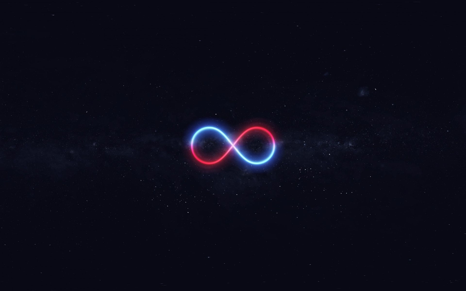 1920x1200 Infinity Wallpaper 4K, Stars, Night sky, Dark background