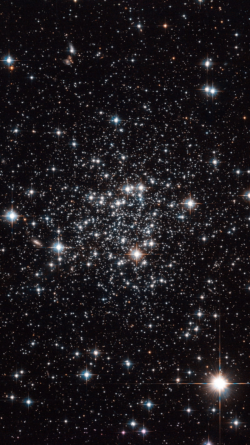 800x1422 Shining Stars, starry sky, galaxy, cluster, universe, space, dark, black, HD phone wallpaper