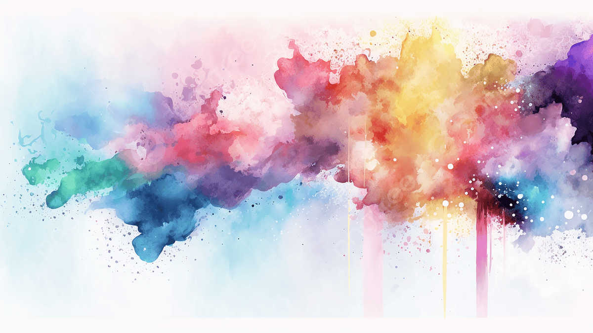 1200x675 Colorful Wet Painting Watercolor Effect Background, Wet Painting, Watercolor Effect, Background Background Image And Wallpaper for Free Download