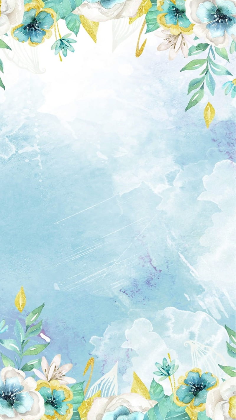 800x1422 HD watercolors wallpaper