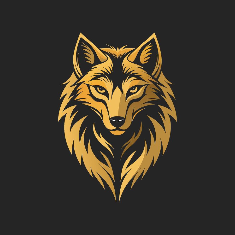 980x980 The wolf head logo is shown on a black background