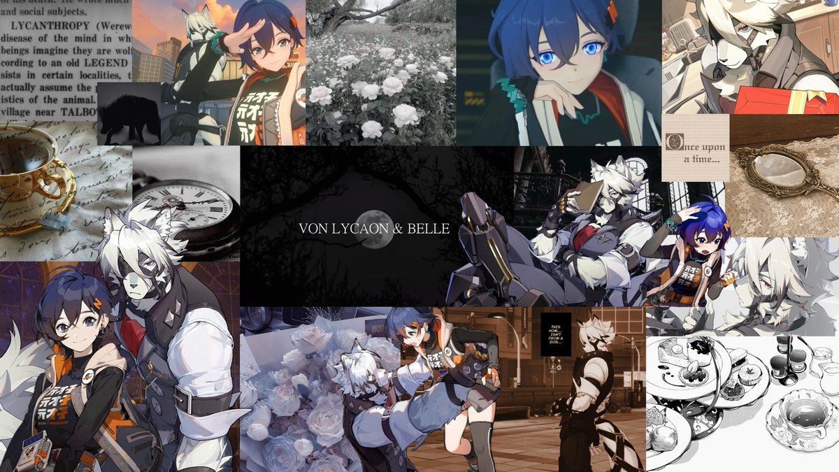 1200x675 Rinny Tan ❤️ On X: I Made A Von Lycaon X Belle Wallpaper Based Off A Twilight Edit I Had As My Wallpaper For Months Now I I CAN'T I LOVE LYCAON SO