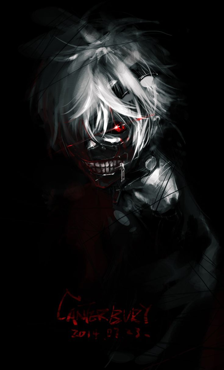 735x1213 HD wallpaper: portrait display, Tokyo Ghoul, Kaneki Ken, dark, anime, one person
