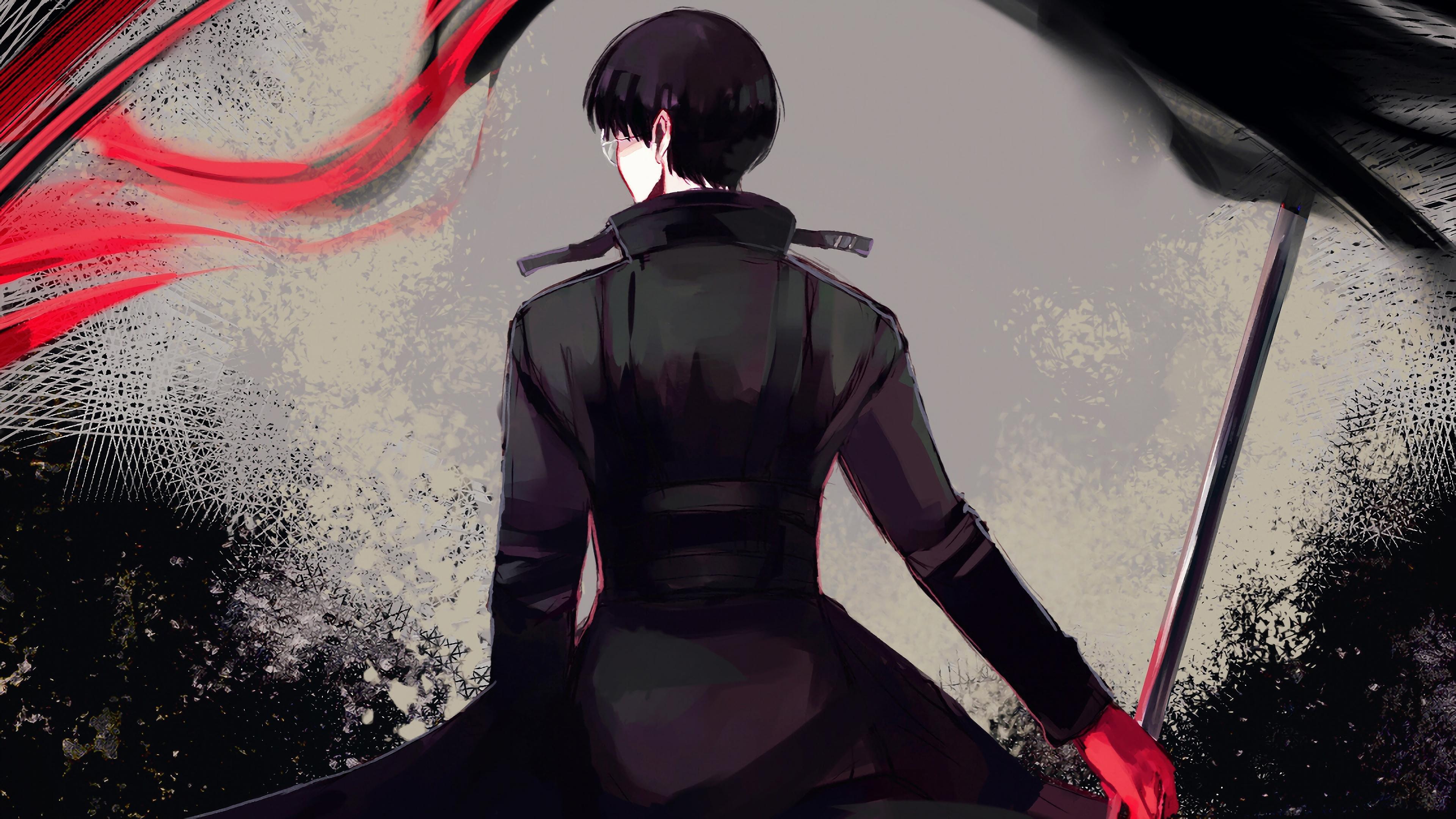 3840x2160 Black Reaper Kaneki Wallpaper