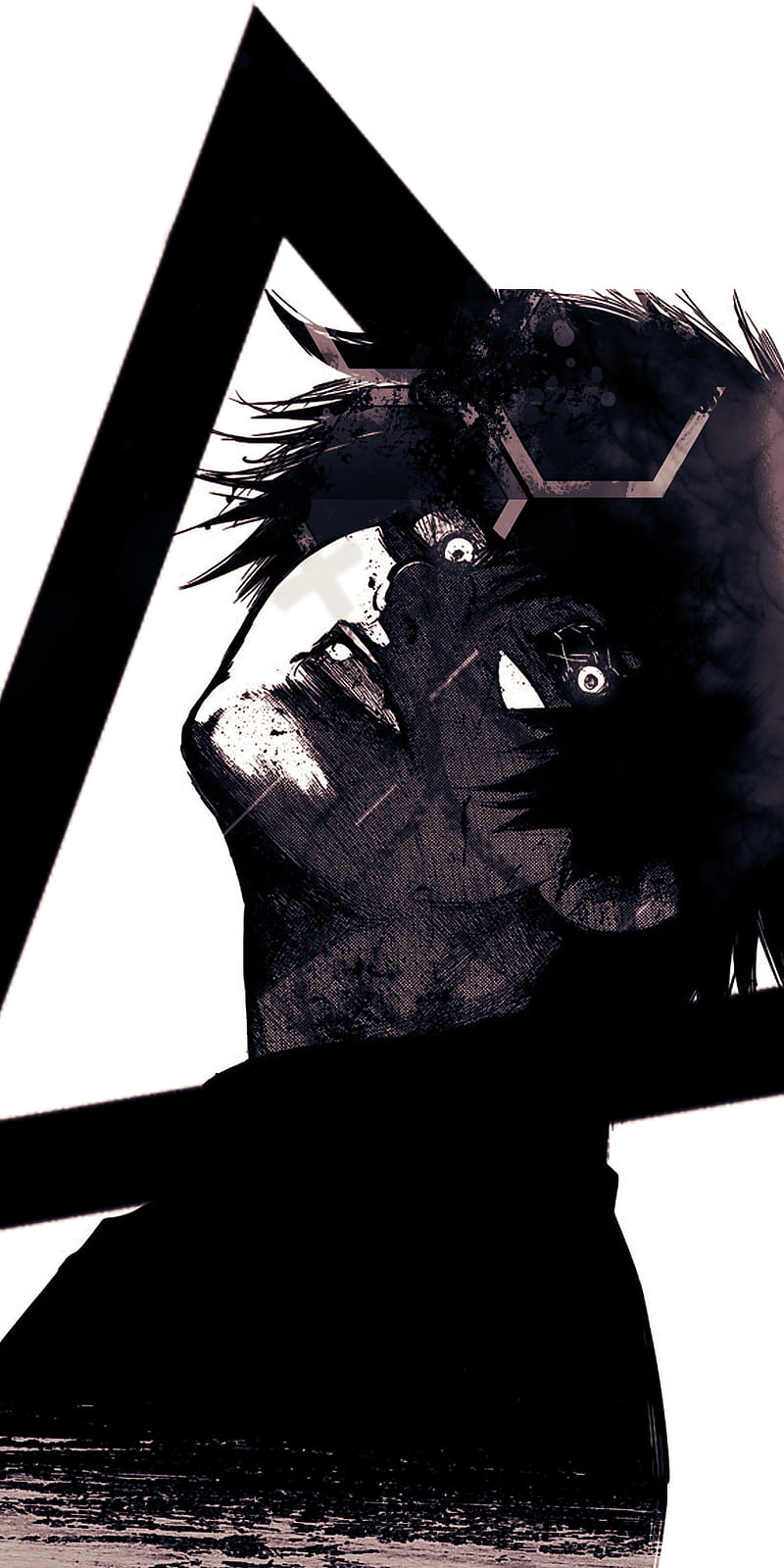 800x1600 HD kaneki black reaper wallpaper