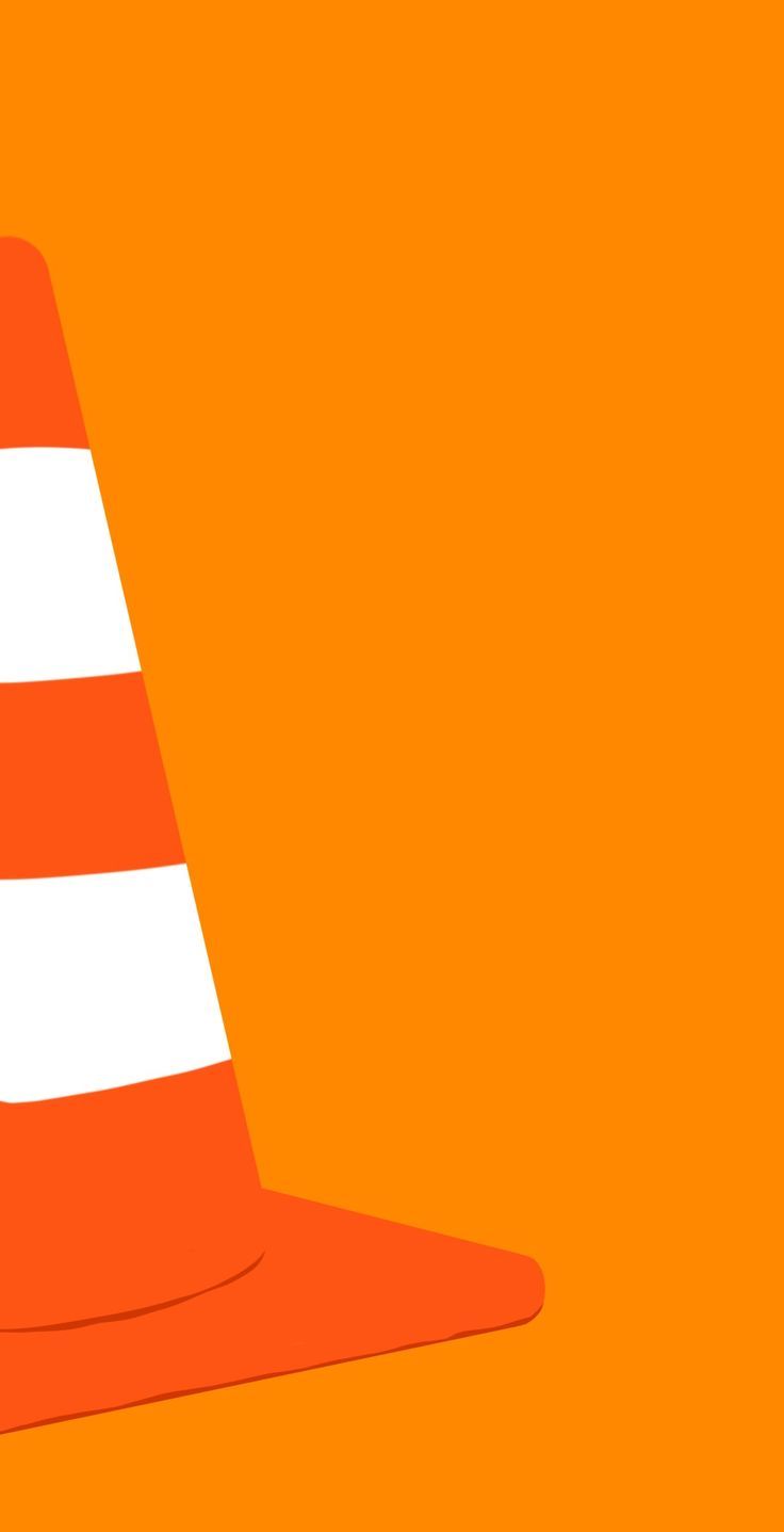 736x1437 Traffic Cone HD Wallpaper