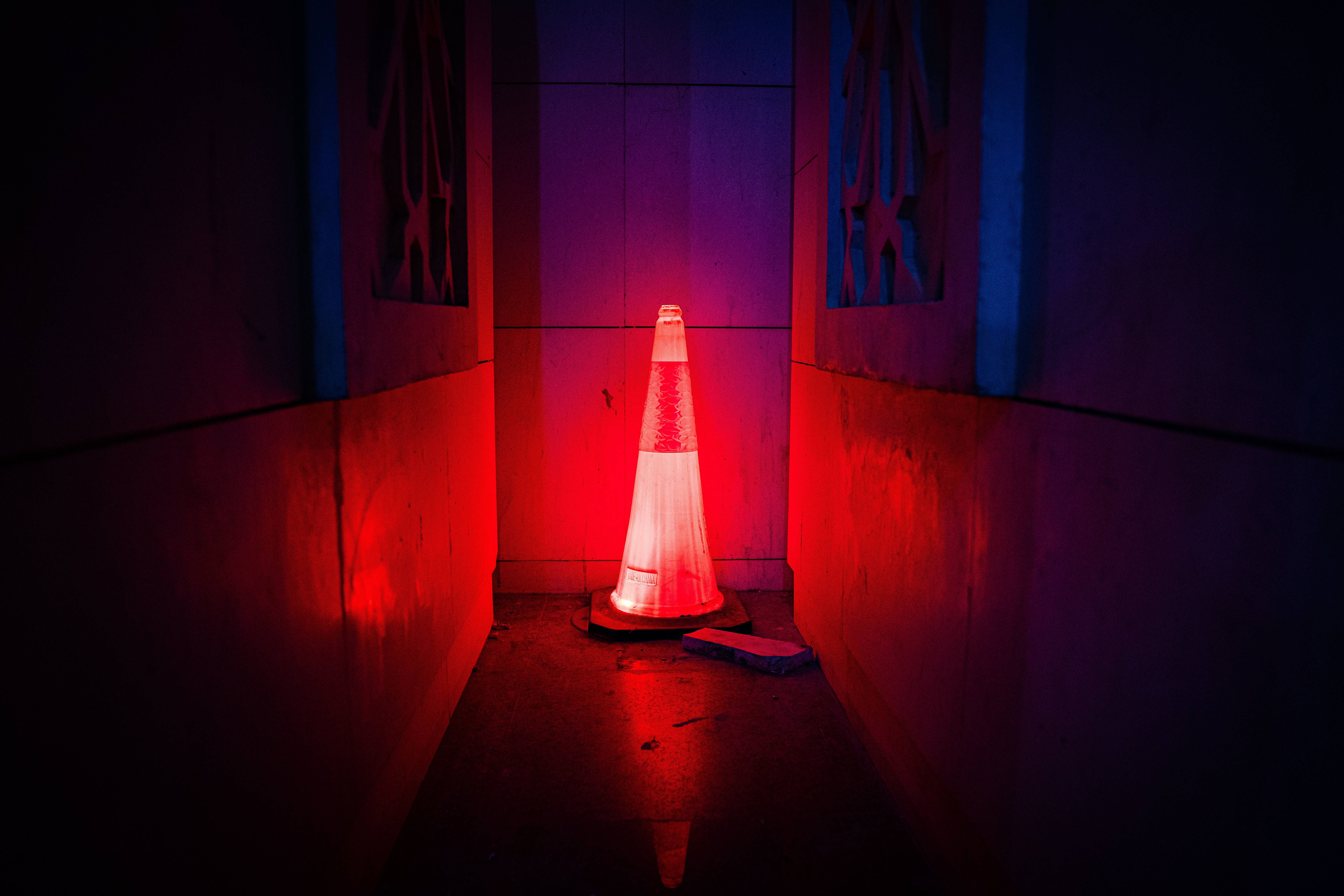 6000x4000 Download 4k Neon Traffic Cone Wallpaper