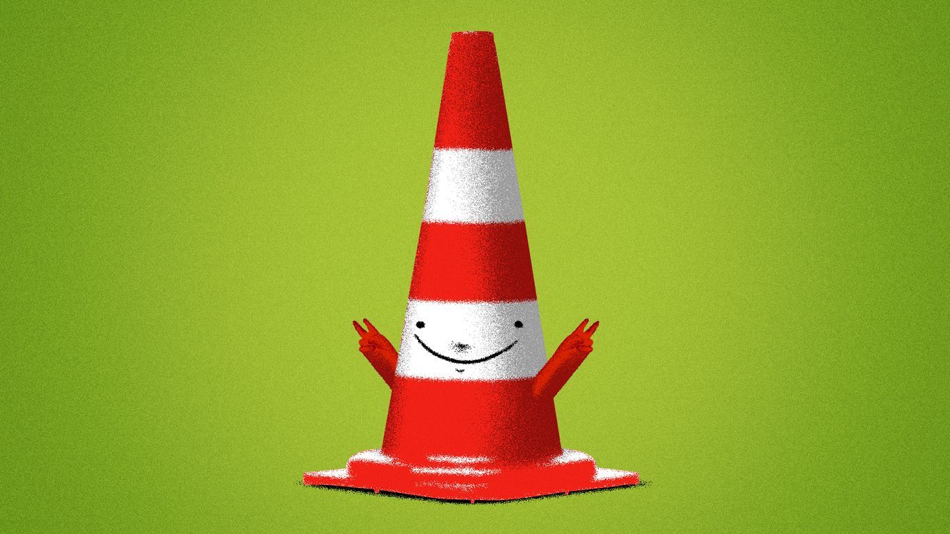 1366x768 There's a TikTok famous traffic cone with legs taking over VCU