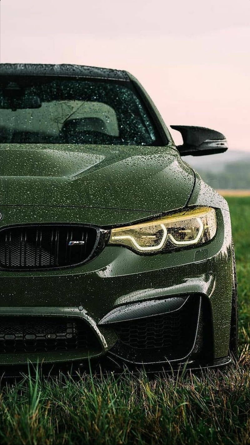 800x1421 BMW m4 green, bmw, car, green, luxe, HD phone wallpaper