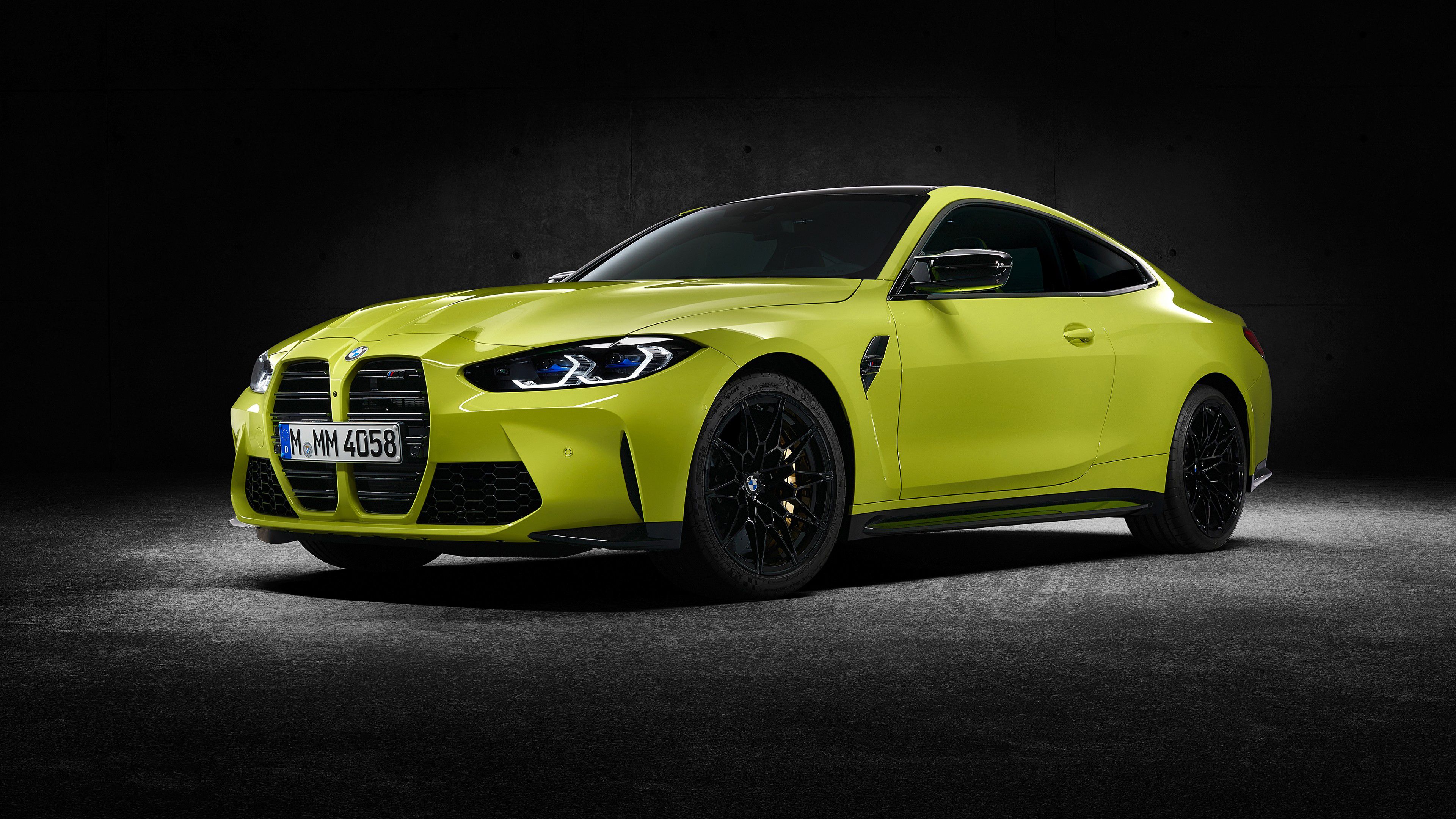 3840x2160 BMW Green M4 Competition 2020 4K HD Cars Wallpaper