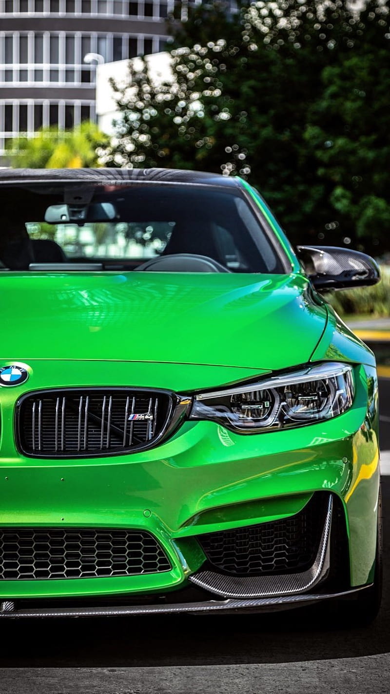 800x1423 BMW M auto, bmw, car, carros, cool, fast, fibradecarbono, green, m new, HD phone wallpaper